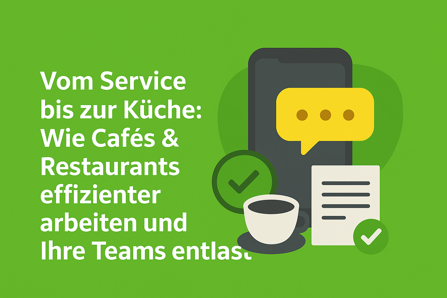 Vom Service bis zur Küche