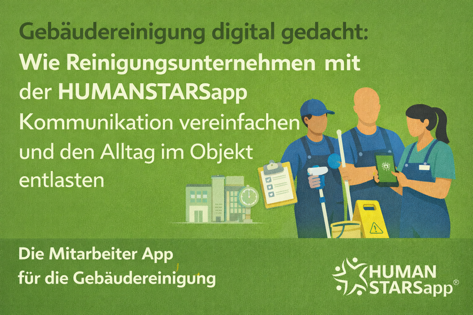 Gebäudereinigung digital gedacht