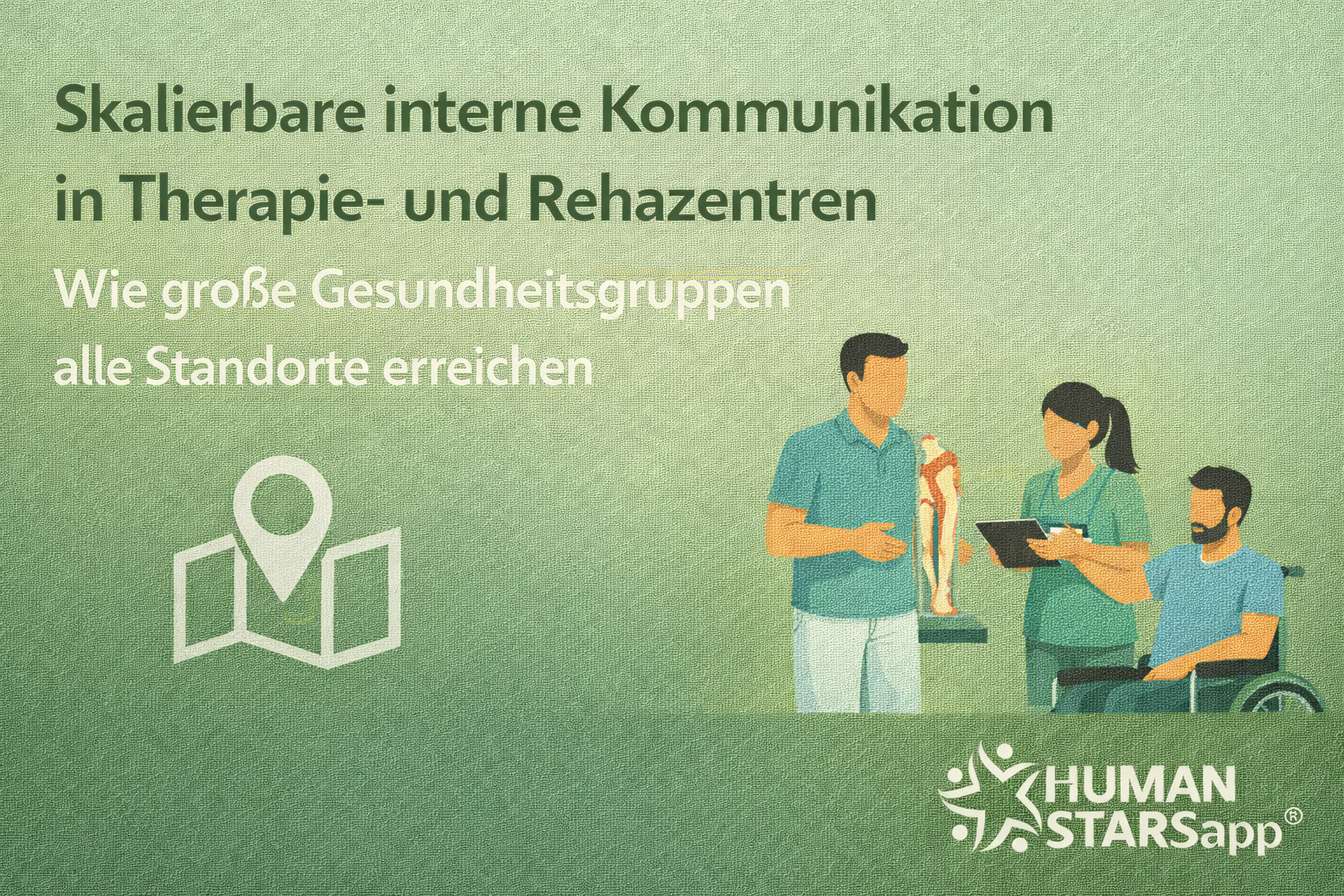 Skalierbare interne Kommunikation in Therapie- und Rehazentren