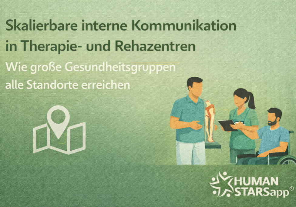 Skalierbare interne Kommunikation in Therapie- und Rehazentren